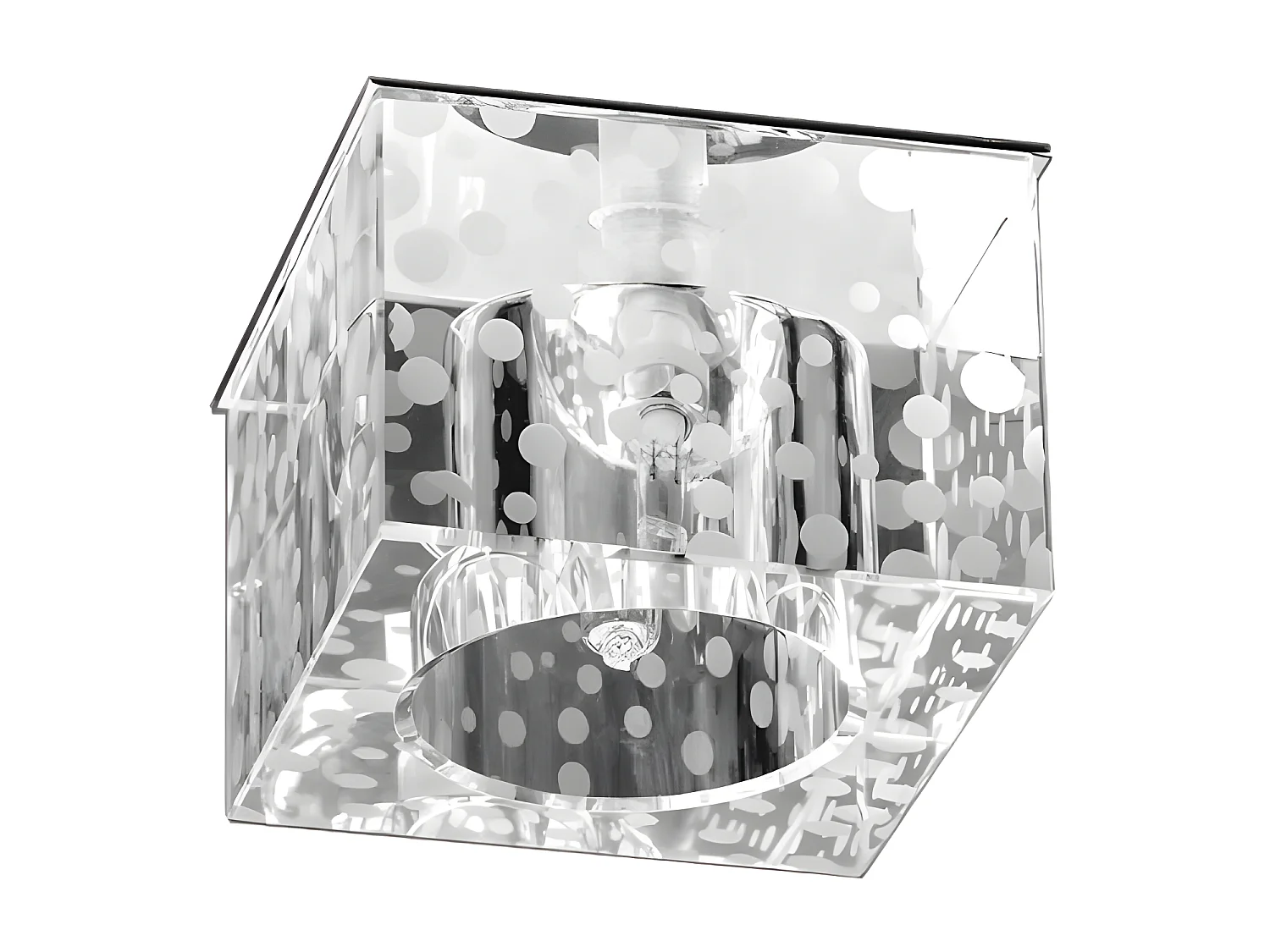 Candeeiro Cristaldream, Prata, 16x45x9 cm, EPIKASA