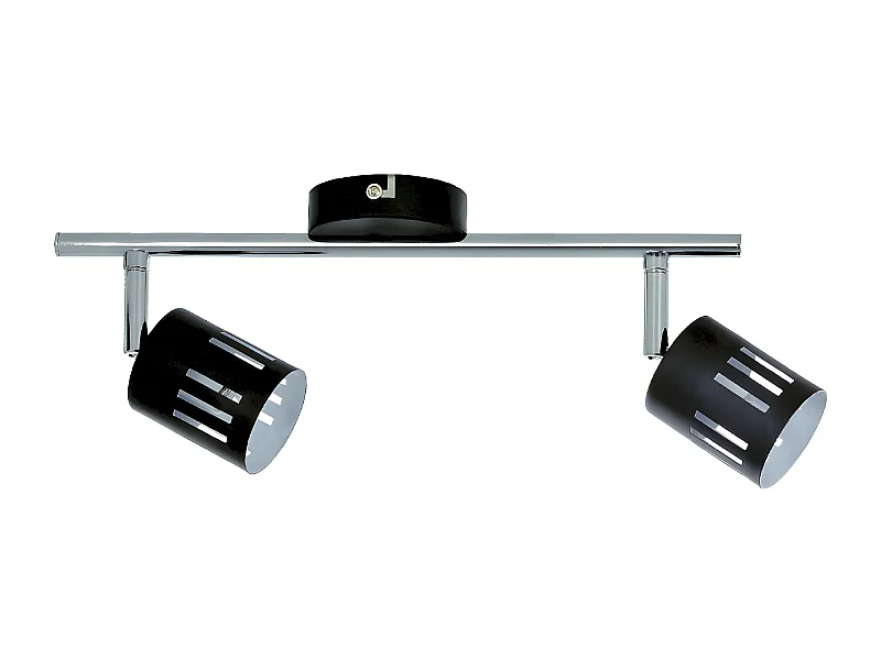 Candeeiro de Teto Ulrika, Preto, 42x10x14 cm, EPIKASA