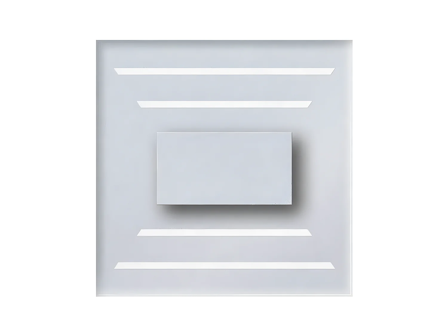 Spot d'Intérieur Cristal, Argent, 7,5x3,1x7,5 cm, EPIKASA