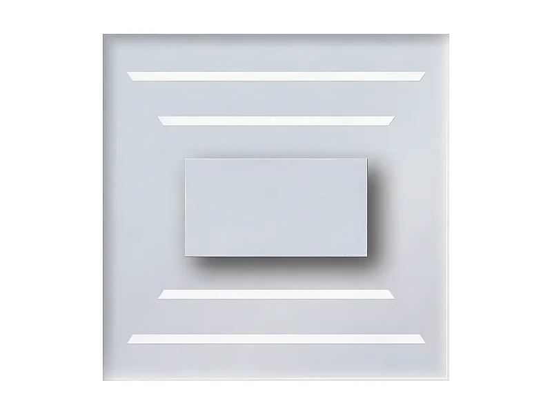 Spot d'Intérieur Cristal, Argent, 7,5x3,1x7,5 cm, EPIKASA