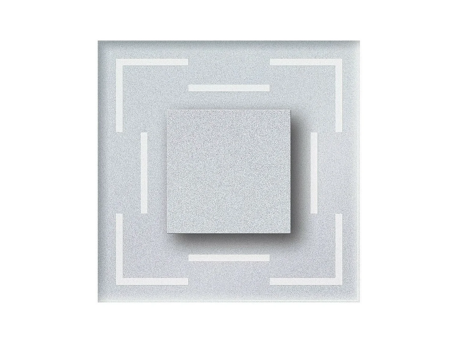 Spot Cristal - Zilver - 7,5x2x7,5 cm - EPIKASA