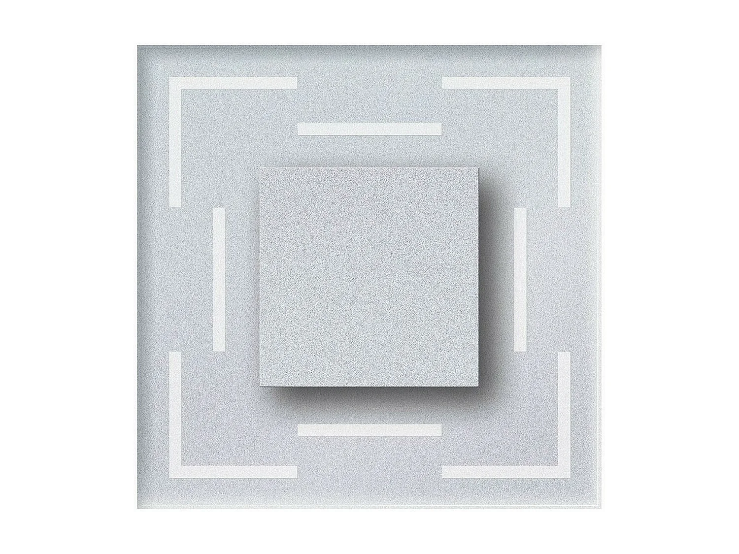 Candeeiro Cristal, Prata, 7,5x2x7,5 cm, EPIKASA