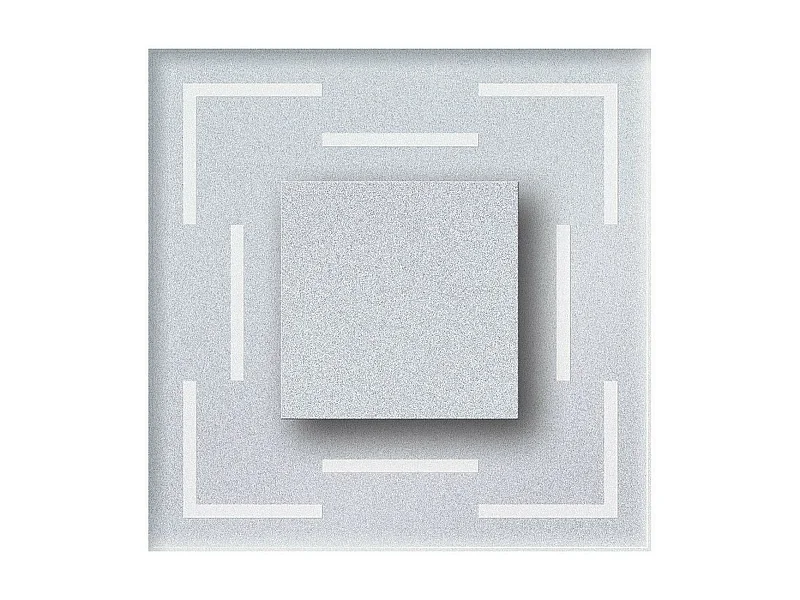 Candeeiro Cristal, Prata, 7,5x2x7,5 cm, EPIKASA