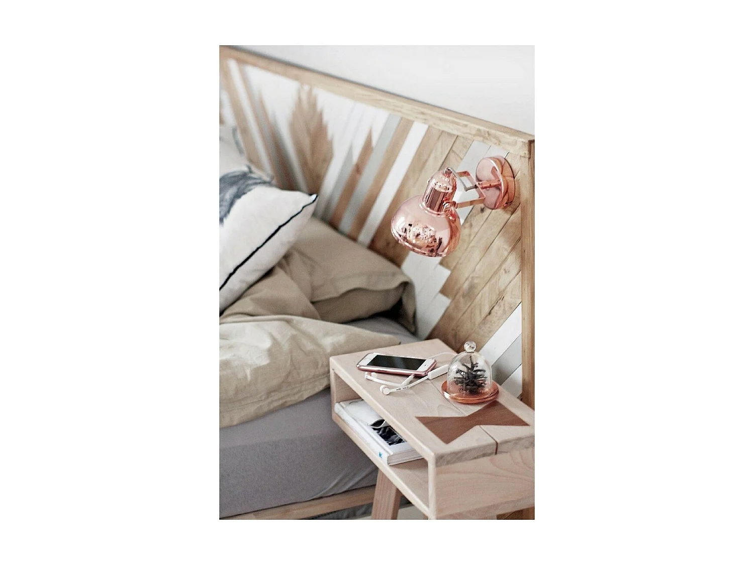 Candeeiro Edit, Cobre, 14,5x12x21 cm, EPIKASA