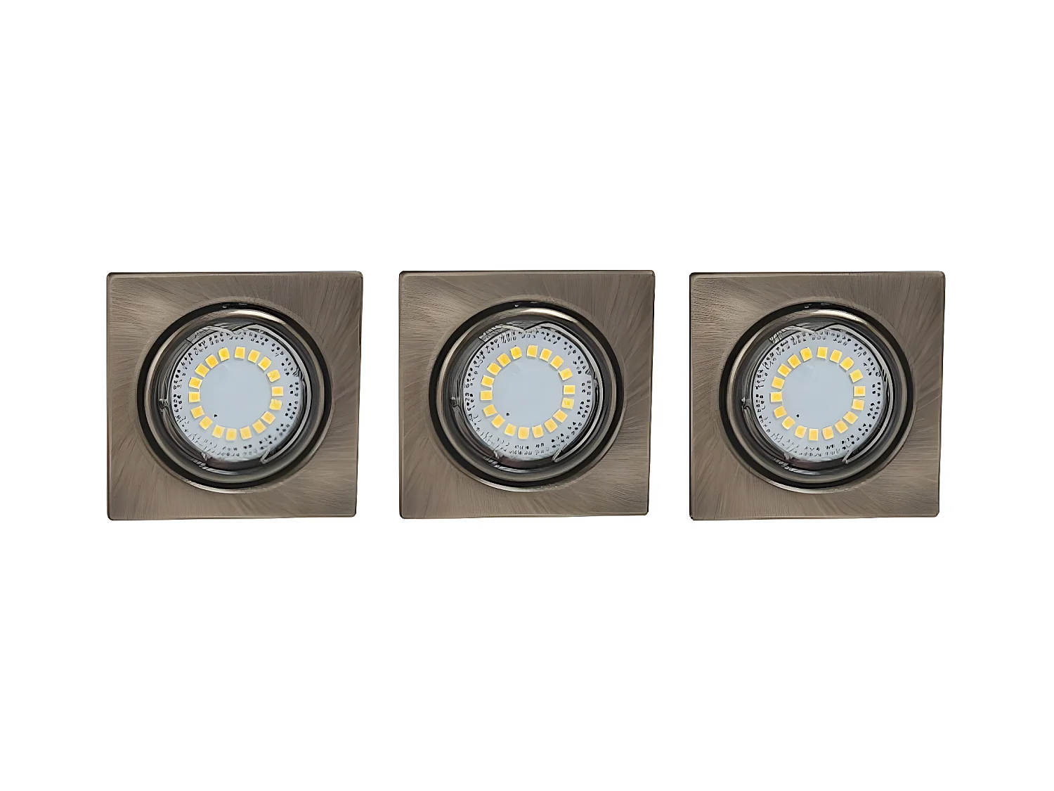 Spot d'Intérieur Juls, Laiton, 8,3x8,3x1 cm, EPIKASA