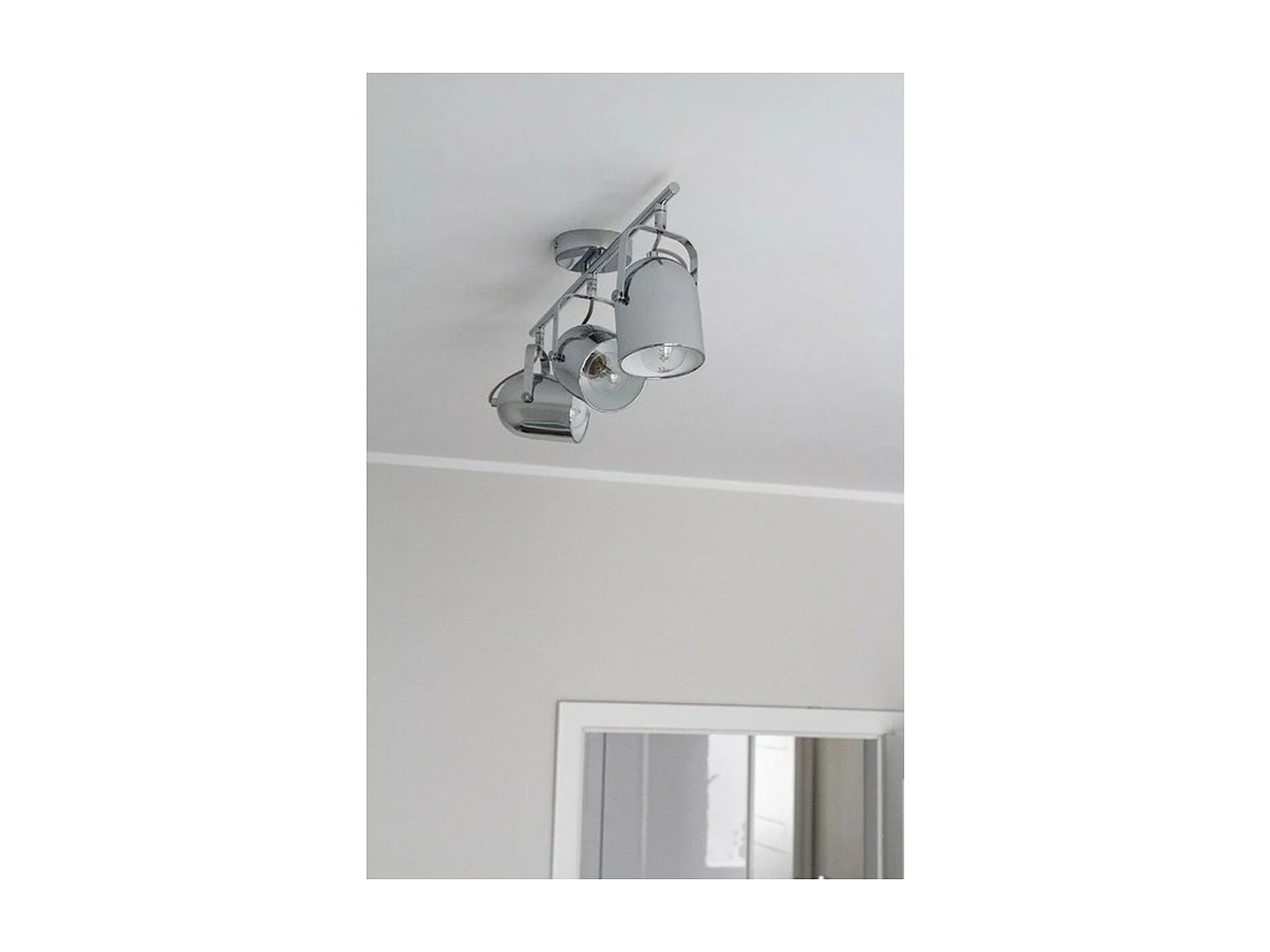 Plafondlamp Inga - Zilver - 63,5x13,5x21 cm - EPIKASA