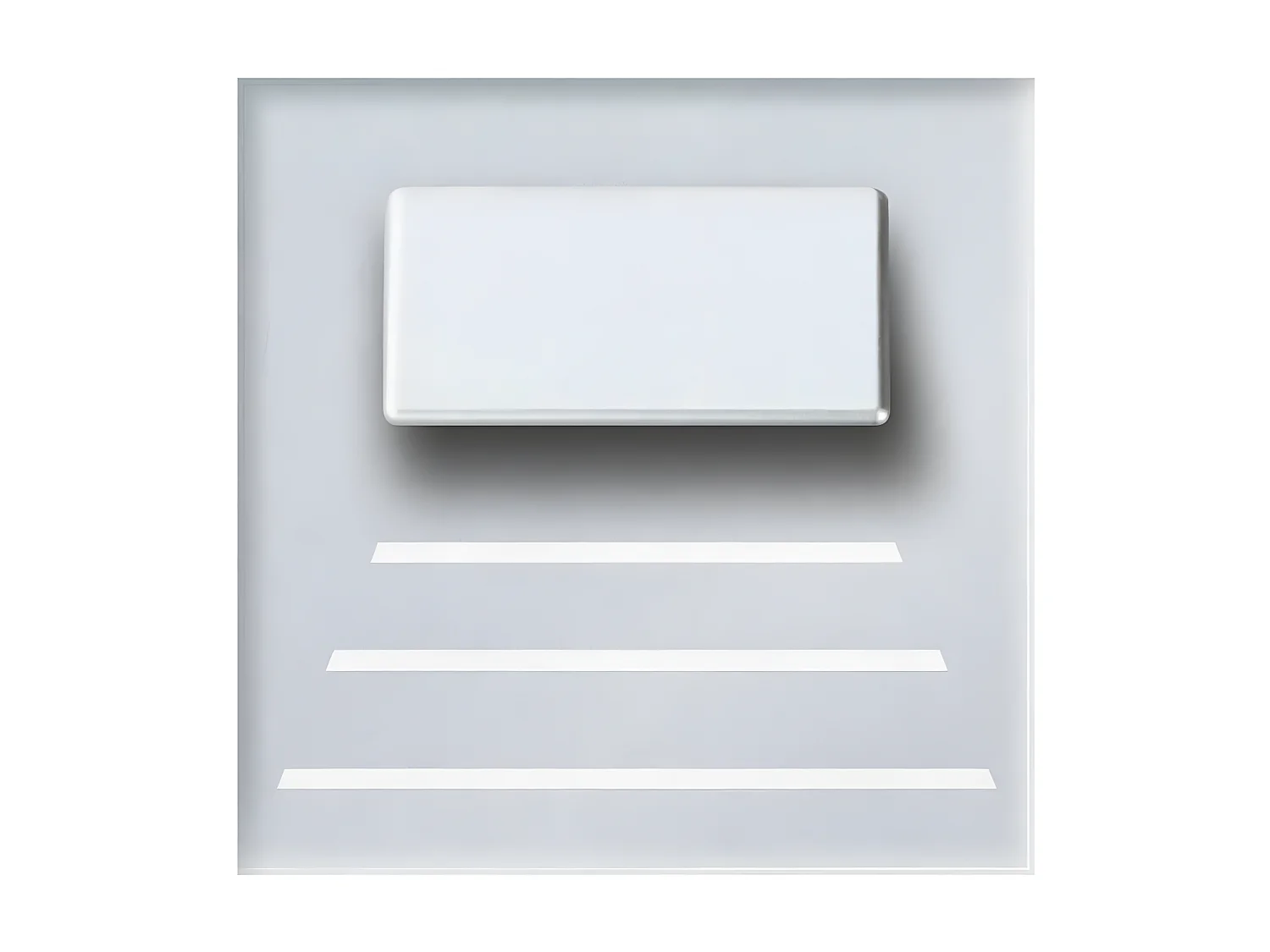 Spot d'Intérieur Cristal, Argent, 7,3x2,3x7,3 cm, EPIKASA