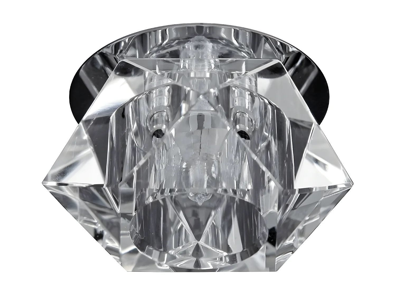 Faretto Cristaldream, Argento, 45x45x25 cm, EPIKASA