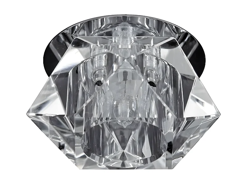 Faretto Cristaldream, Argento, 45x45x25 cm, EPIKASA