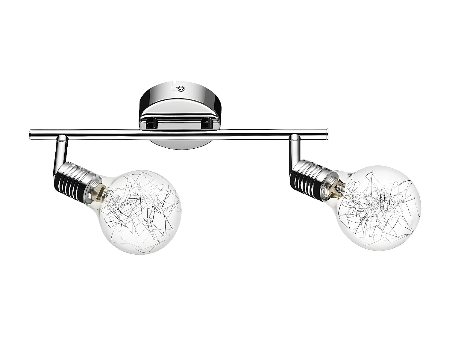 Lampa Sufitowa Żarówki, Srebrny, 14x9x32,3 cm, EPIKASA