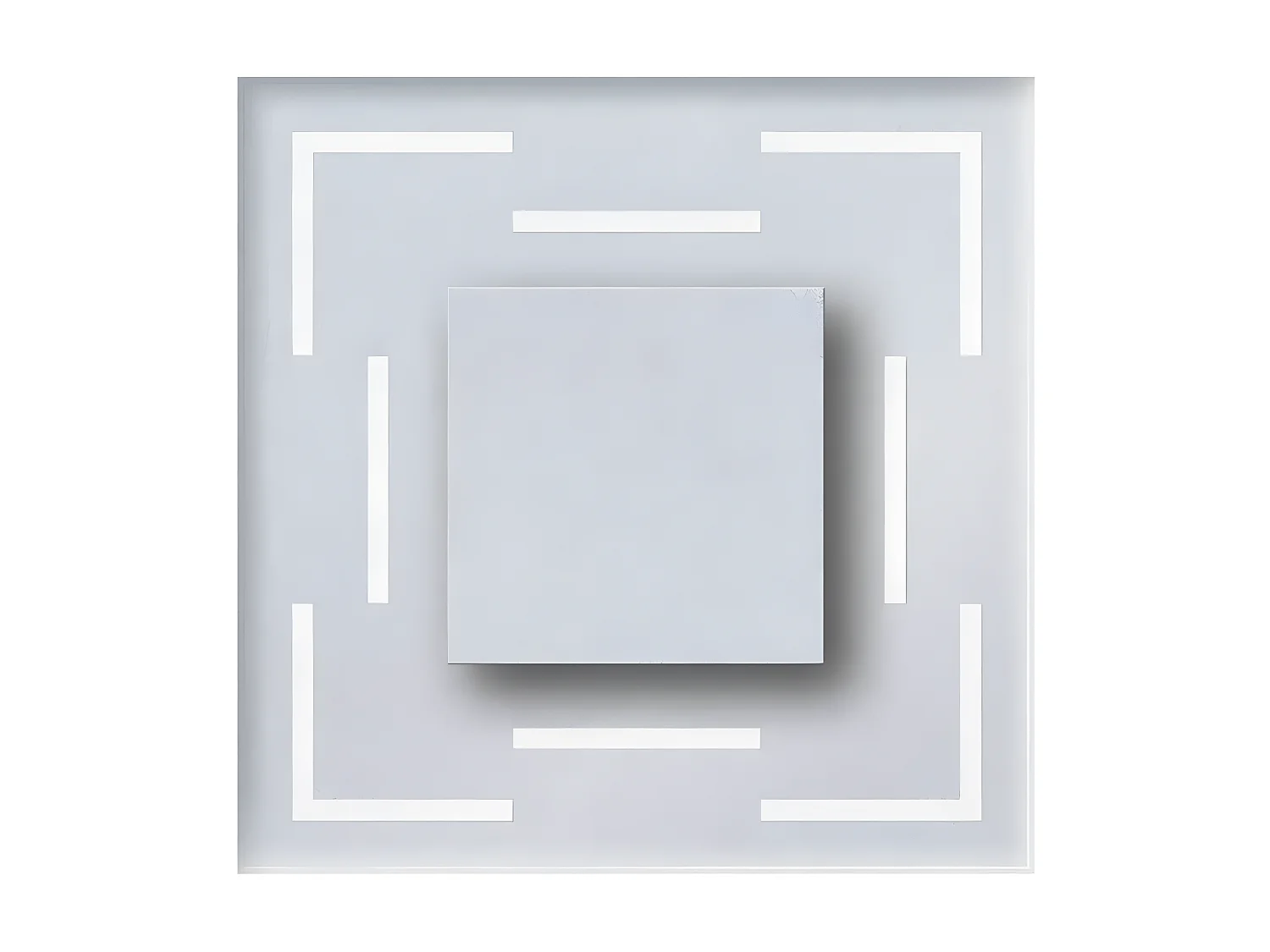 Spot d'Intérieur Cristal, Argent, 7,5x4,5x7,5 cm, EPIKASA