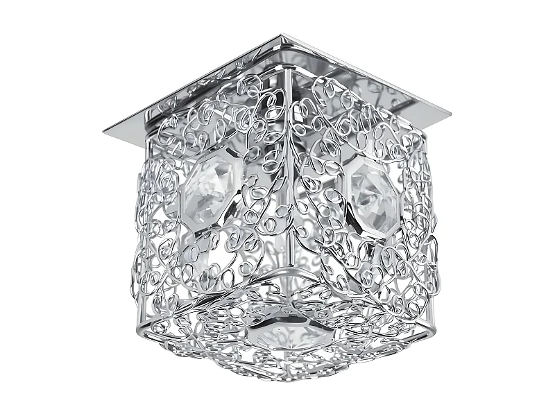 Spot Cristaldream - Zilver - 8x8x6,5 cm - EPIKASA