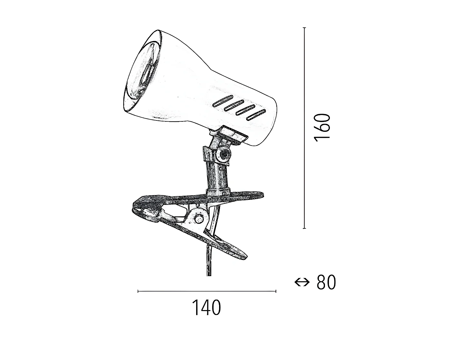 Spot d'Intérieur Cspot, Blanc, 11x6x16 cm, EPIKASA