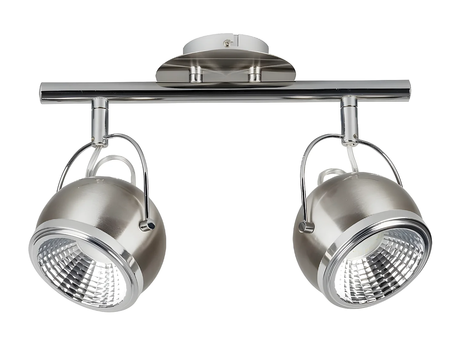 Lampada a Soffitto Ball, Argento, 30x13x24 cm, EPIKASA