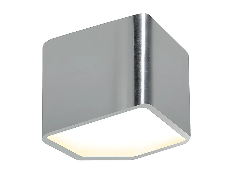 Faretto Space, Argento, 9,5x16,4x14,2 cm, EPIKASA