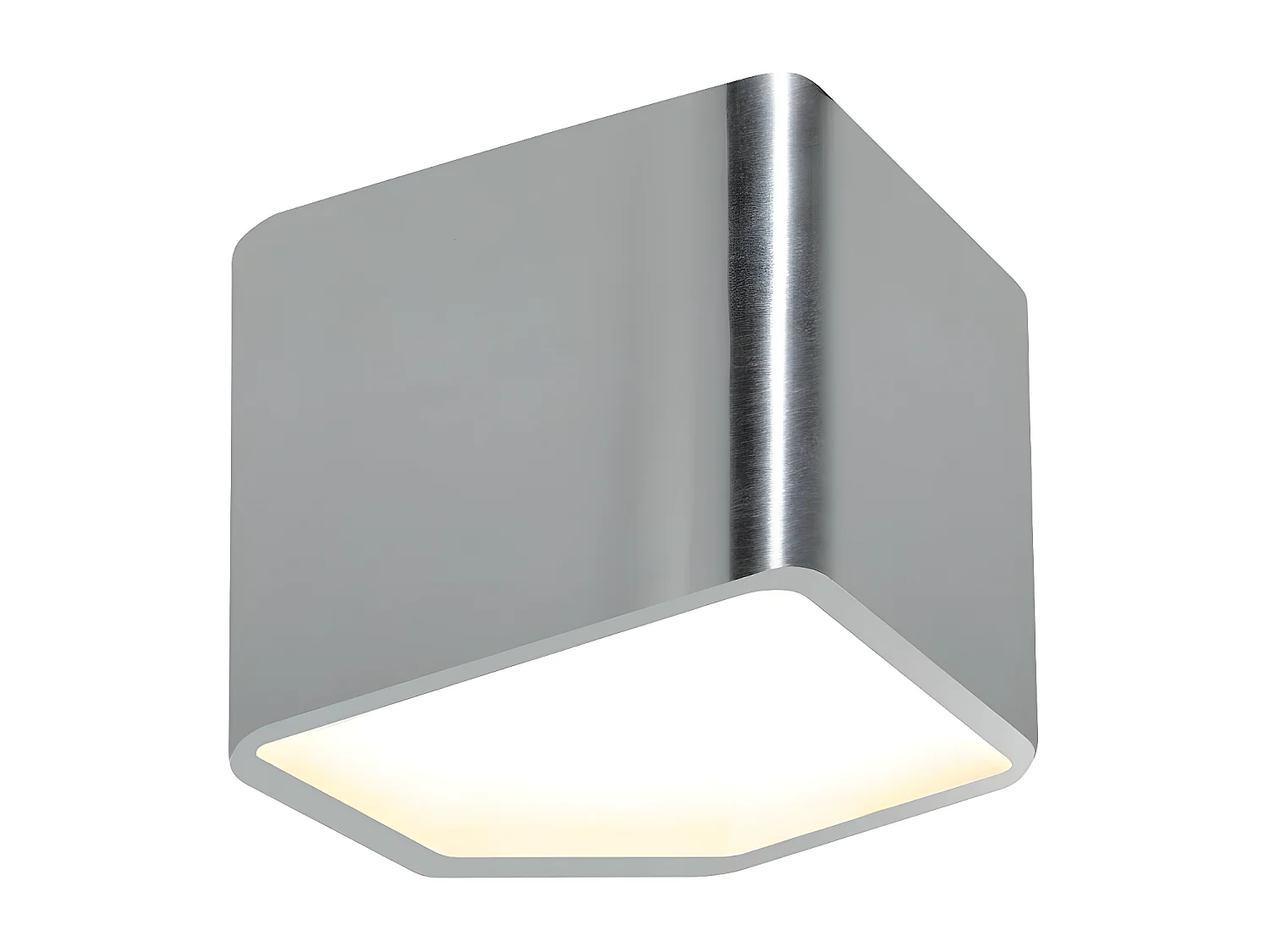 Faretto Space, Argento, 9,5x16,4x14,2 cm, EPIKASA