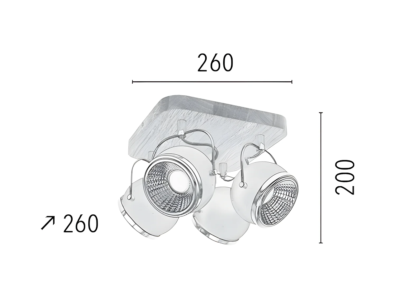 Plafondlamp Ball - Bruin - 26x26x20 cm - EPIKASA