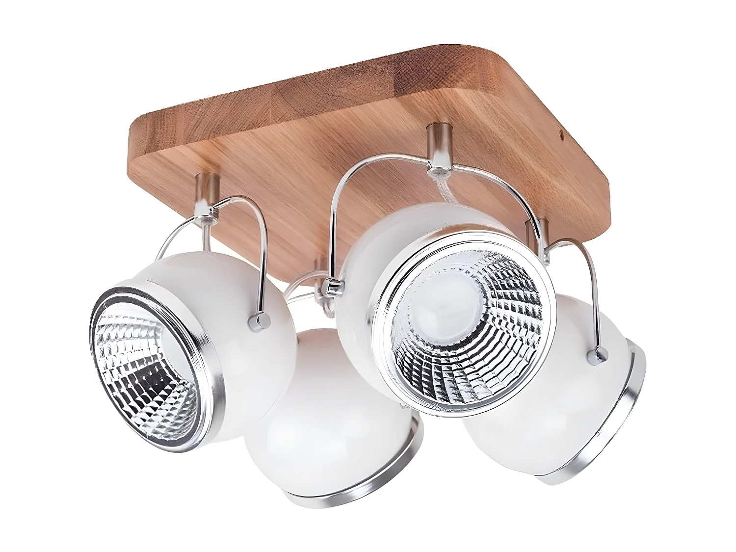 Plafonnier Ball, Marron, 26x26x20 cm, EPIKASA