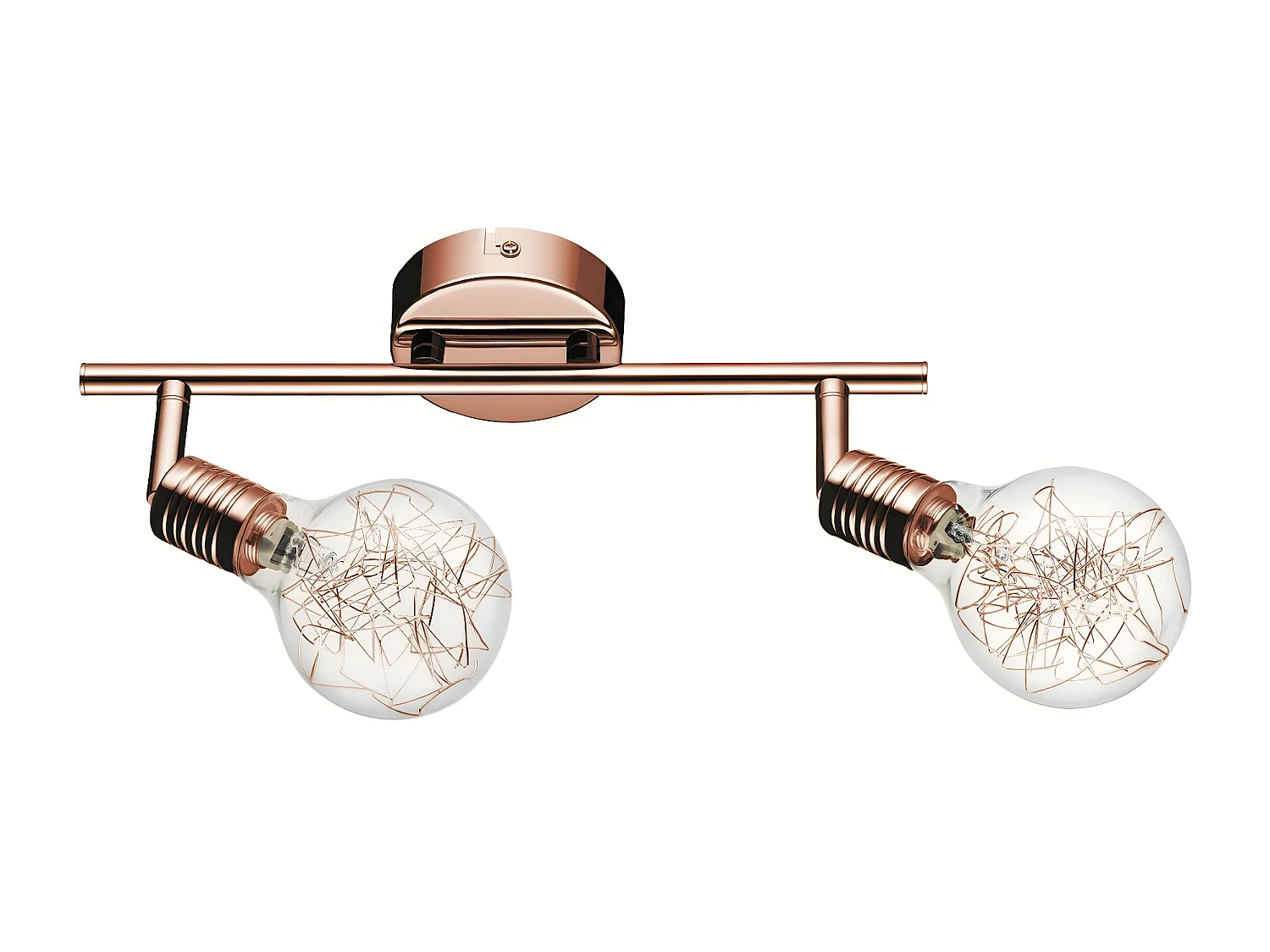 Lampada a Soffitto Bulbs, Rame, 32,3x9x14 cm, EPIKASA