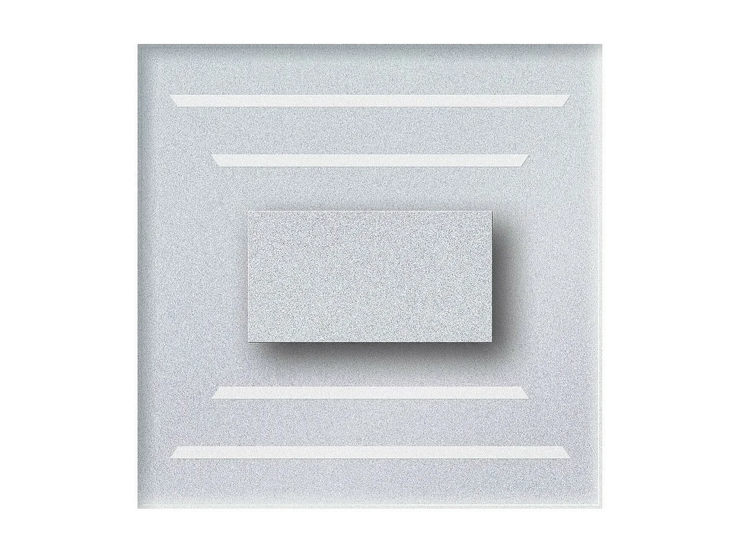 Spot d'Intérieur Cristal, Argent, 7,5x3,1x7,5 cm, EPIKASA