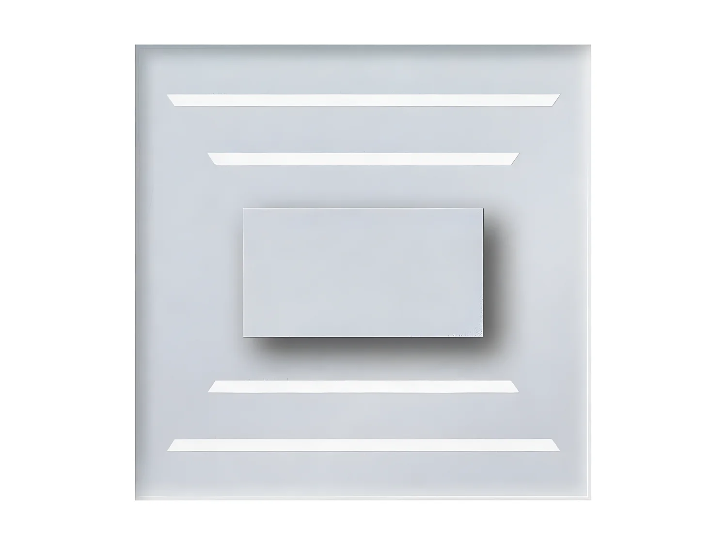 Spot d'Intérieur Cristal, Argent, 7,5x4,5x7,5 cm, EPIKASA