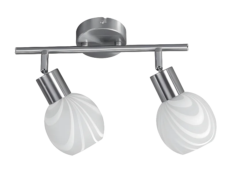 Candeeiro de Teto Sara, Prata, 44x14x21 cm, EPIKASA