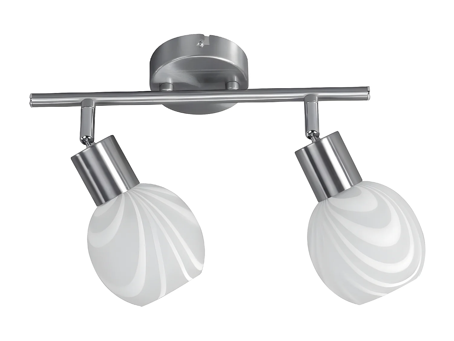 Candeeiro de Teto Sara, Prata, 44x14x21 cm, EPIKASA