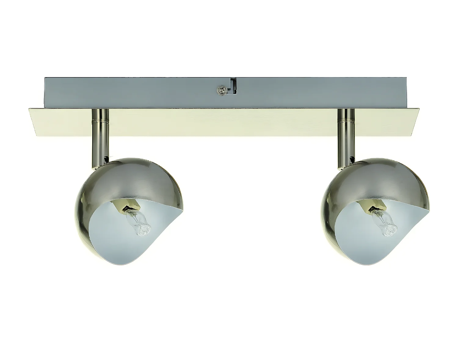 Plafonnier Kumi, Argent, 28x10x13,5 cm, EPIKASA