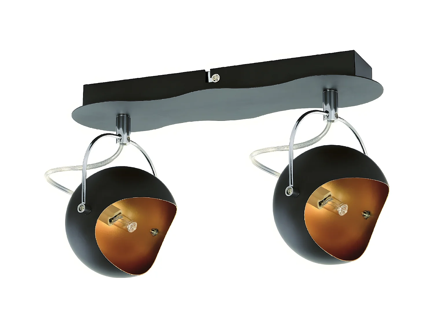 Plafondlamp Kana - Zwart - 30x10,5x17,7 cm - EPIKASA