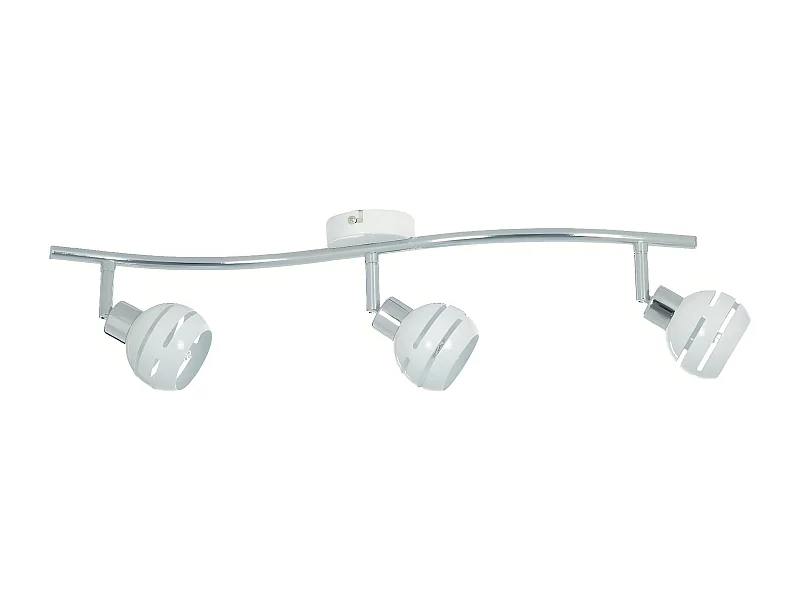 Plafonnier Selma, Blanc, 61x21x15,5 cm, EPIKASA