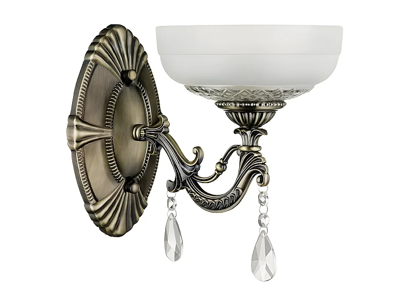 Lampa ścienna Graciela, Mosiądz, 29x17,5x22 cm, EPIKASA