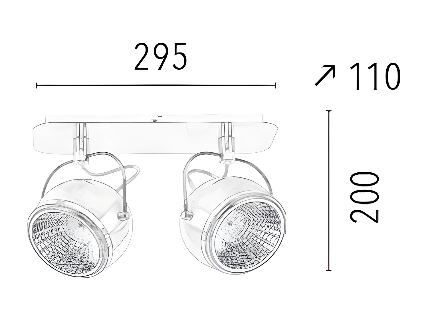 Lampada a Soffitto Ball, Argento, 29,5x11x20 cm, EPIKASA