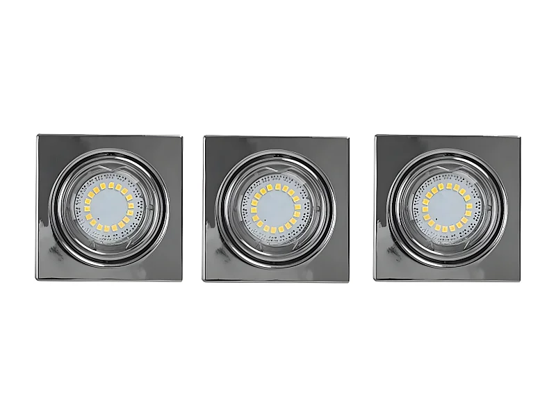 Spot d'Intérieur Juls, Argent, 8,3x8,3x1 cm, EPIKASA