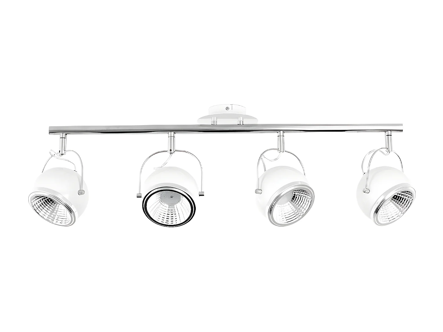 Plafonnier Ball, Argent, 80x13x23 cm, EPIKASA