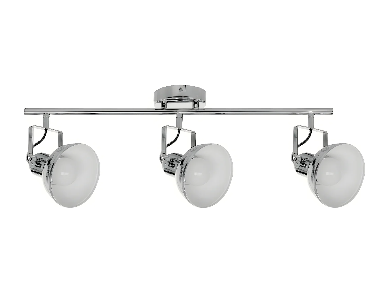 Plafonnier Edit, Argent, 64,5x12x21 cm, EPIKASA