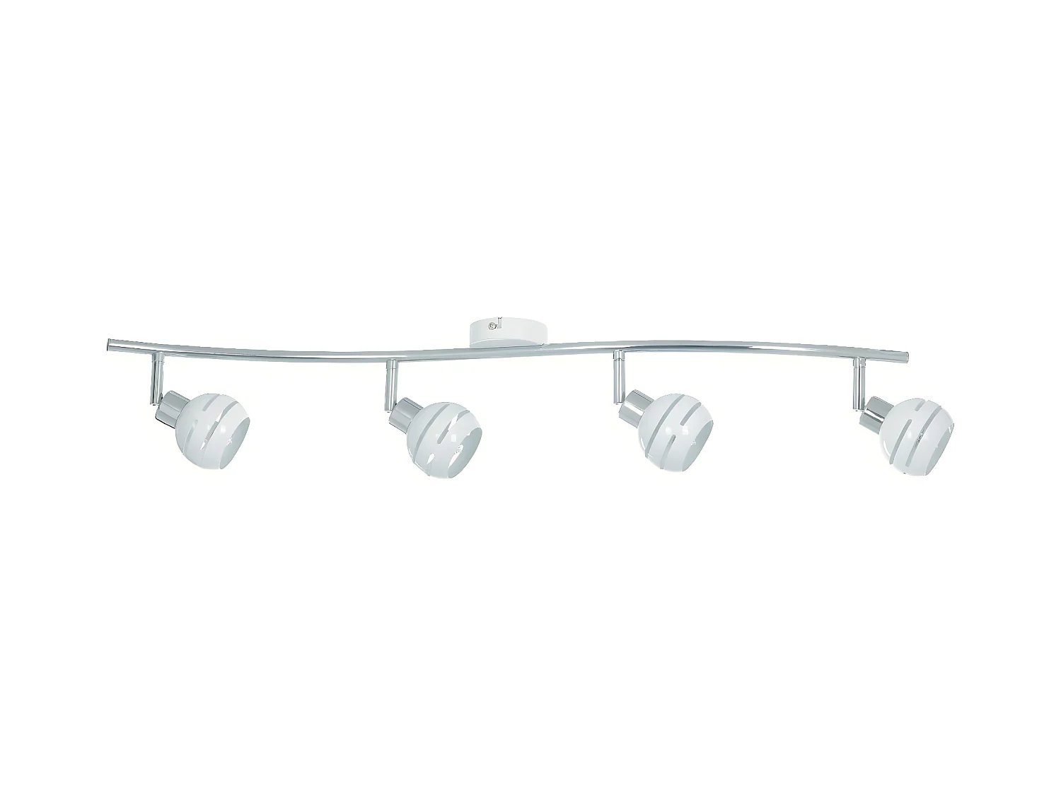 Plafonnier Selma, Blanc, 85x22x15,5 cm, EPIKASA