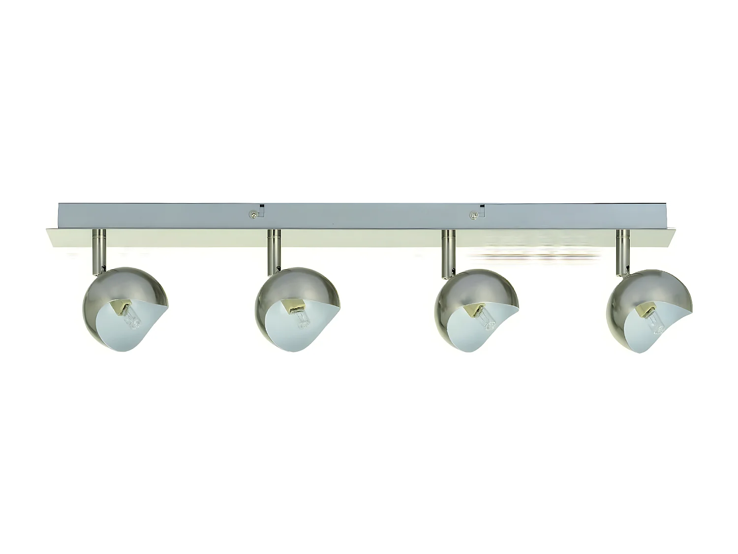 Plafonnier Kumi, Argent, 57x10x13,5 cm, EPIKASA