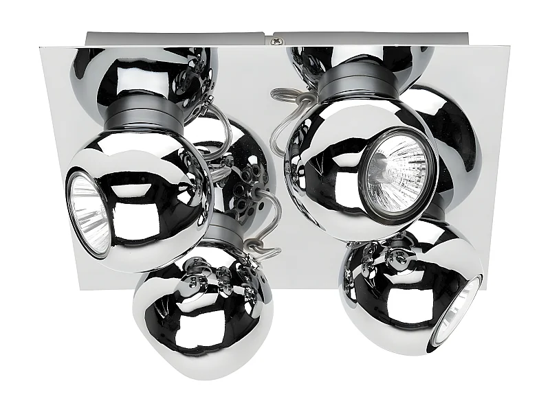 Plafondlamp Sergio - Zilver - 25x11,5x25 cm - EPIKASA