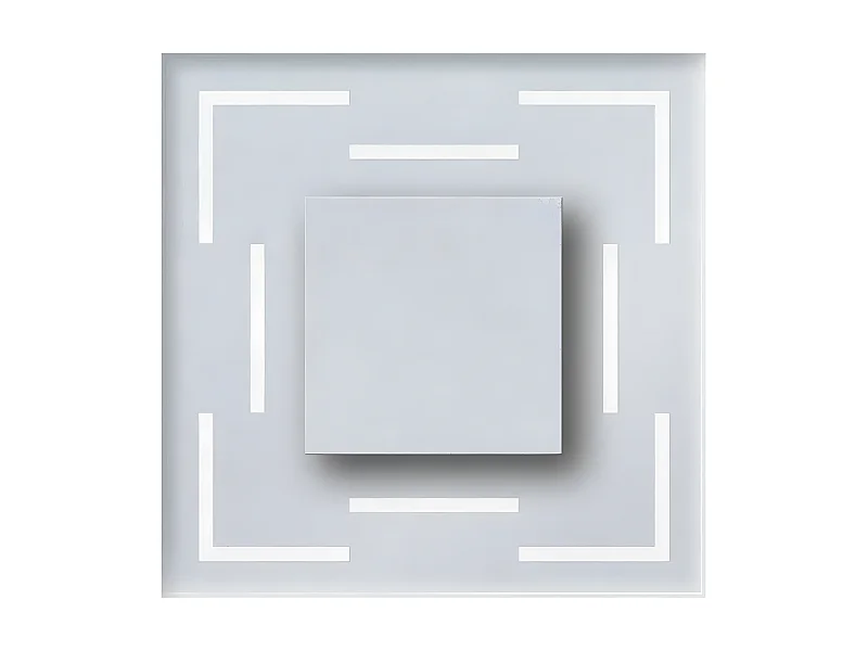 Candeeiro Cristal, Prata, 7,5x3,1x7,5 cm, EPIKASA