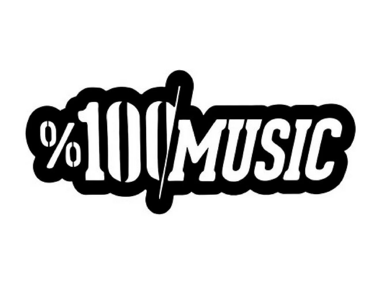 Décoration en Métal 100 Music, Noir, 75x1,5x33 cm, EPIKASA