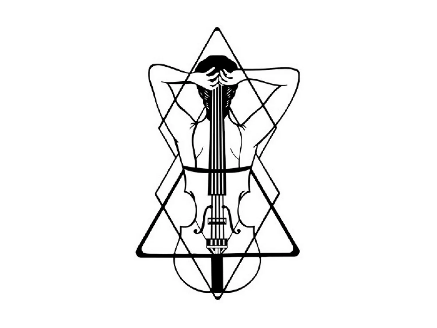 Dekoracja Metalowa Dziewczyna, Czarny, 61x1,5x101 cm, EPIKASA