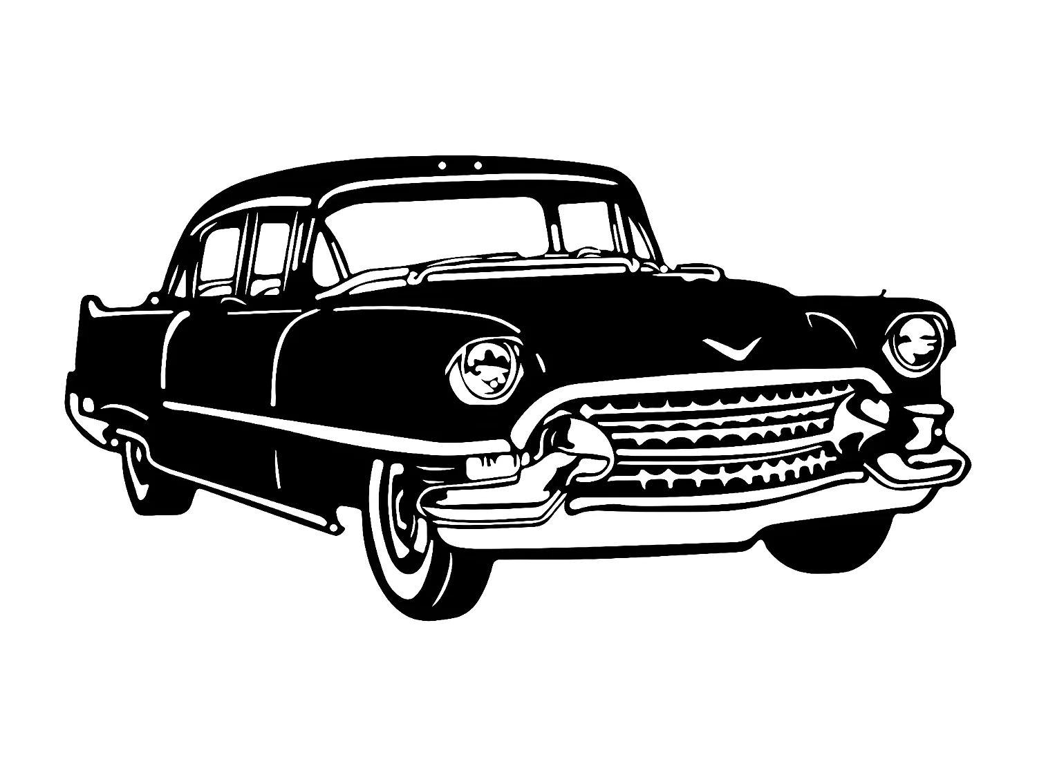 Decorazione in Metallo Macchina 3, Nero, 63x1,5x33 cm, EPIKASA