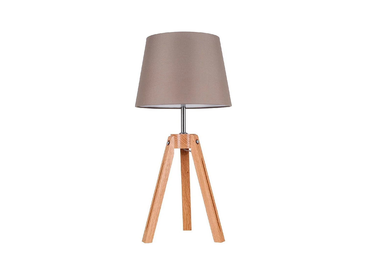 Lampe à Poser Tripod, Marron, 30x30x55,5 cm, EPIKASA