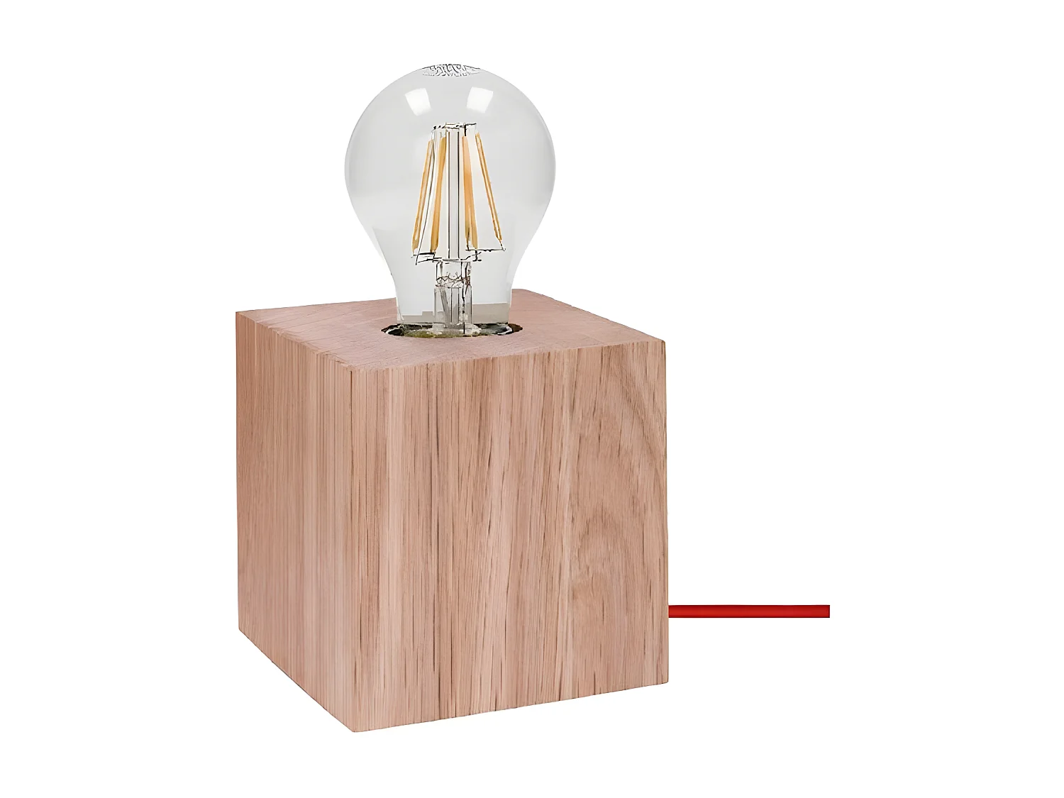 Candeeiro de Mesa Trongo, Castanho, 10x10x10 cm, EPIKASA