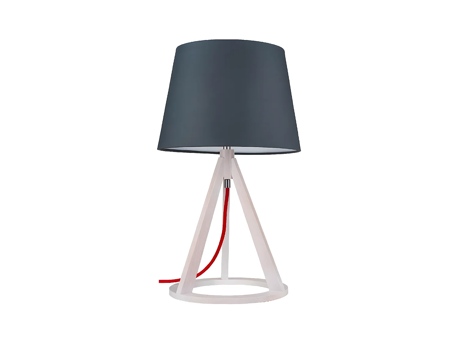 Lampe à Poser Konan, Marron, 30x30x51 cm, EPIKASA