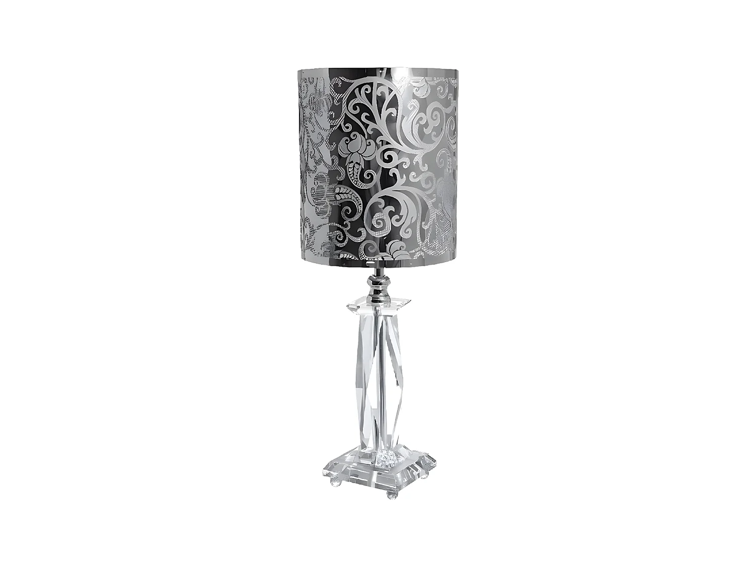 Lampe à Poser Taureau, Argent, 14x8x12 cm, EPIKASA