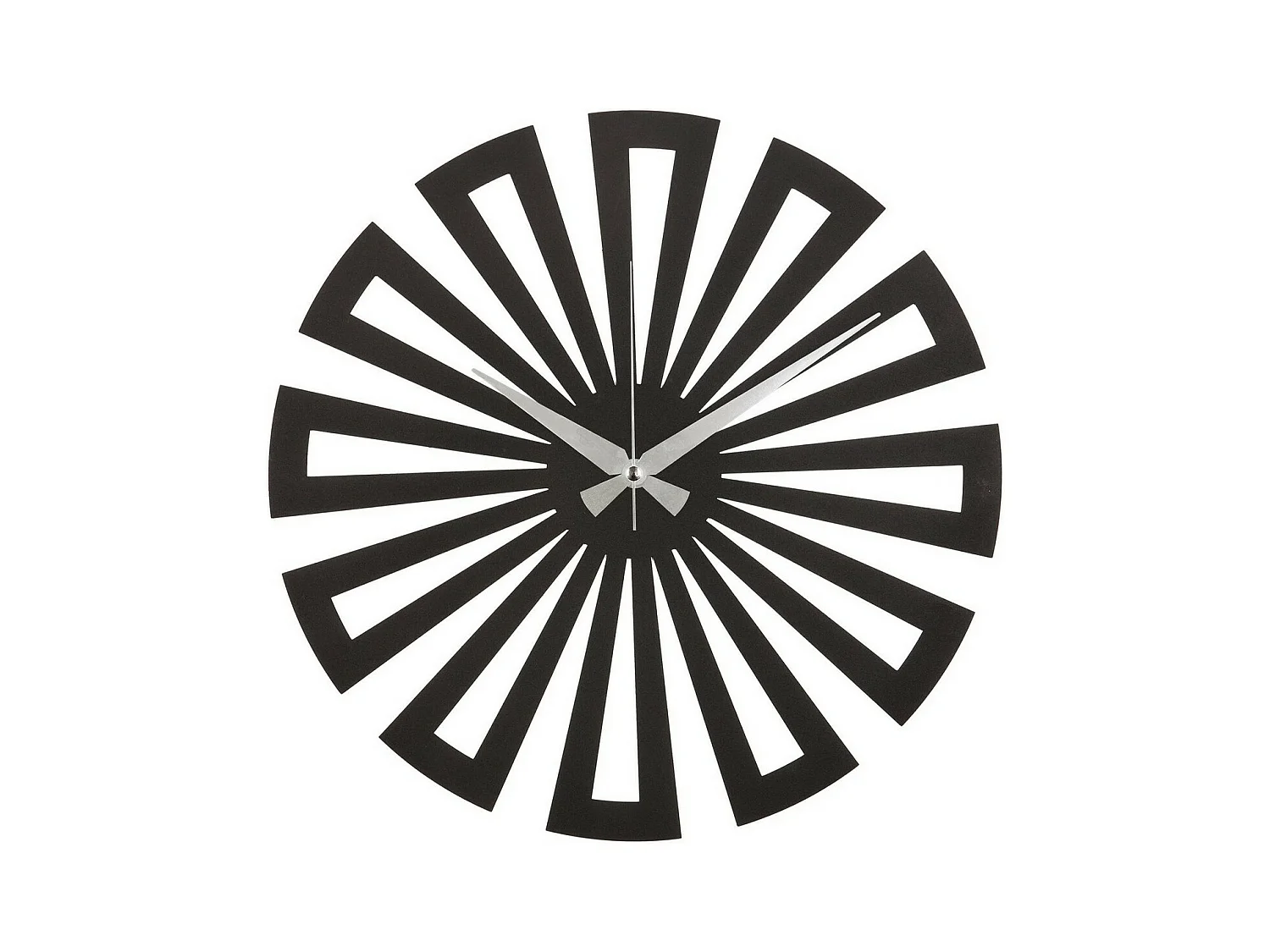 Relógio de Parede Geométrico 6, Preto, 50x1,5x50 cm, EPIKASA