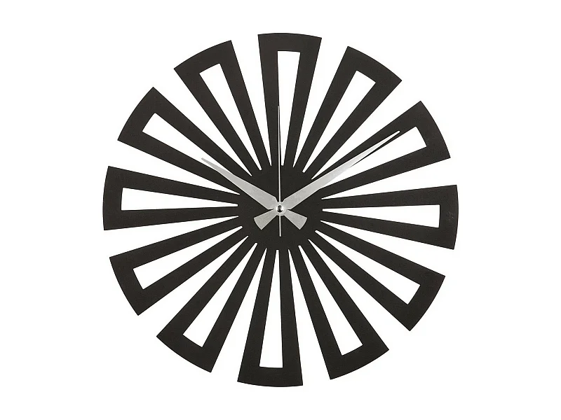 Wandklok Geometrisch 6 - Zwart - 50x1,5x50 cm - EPIKASA