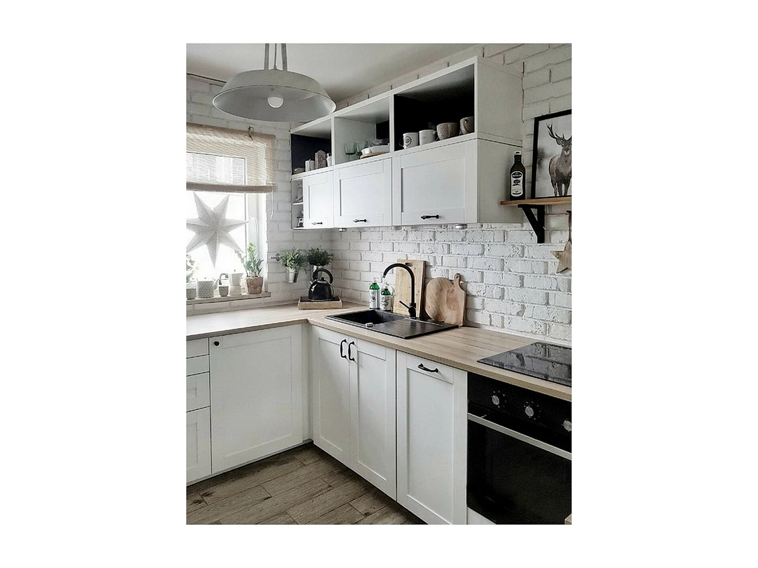 Hanglamp Alvar - Wit - 46,5x46,5x166 cm - EPIKASA