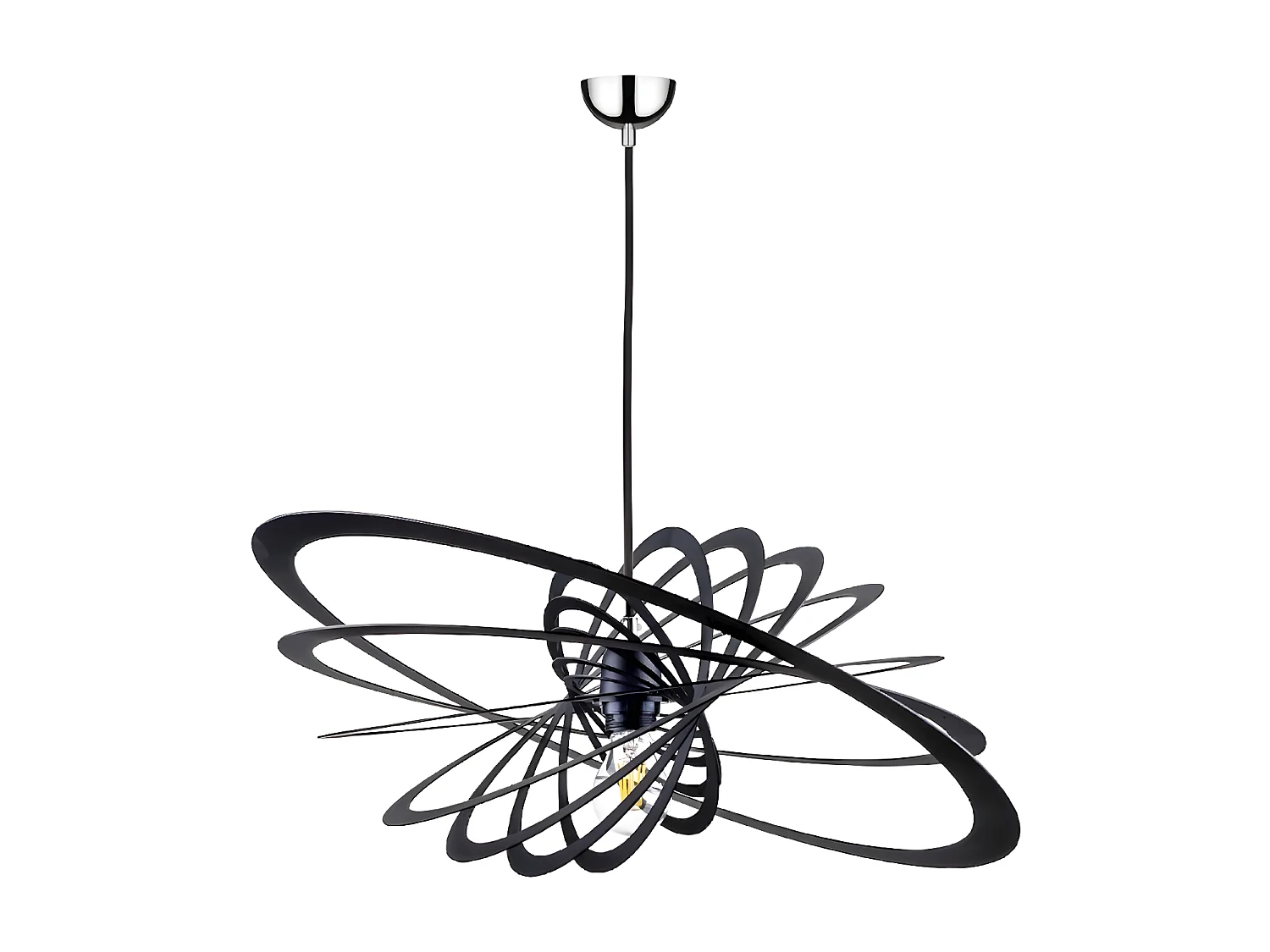 Suspension Planète, Noir, 60x60x120 cm, EPIKASA